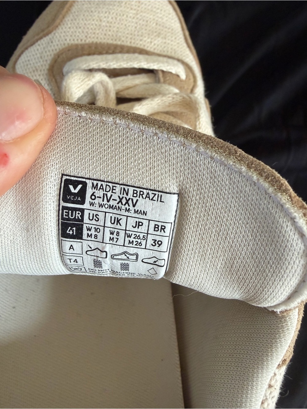 Veja Women’s Beige and Tan Retro Sneakers - Picture 6 of 6
